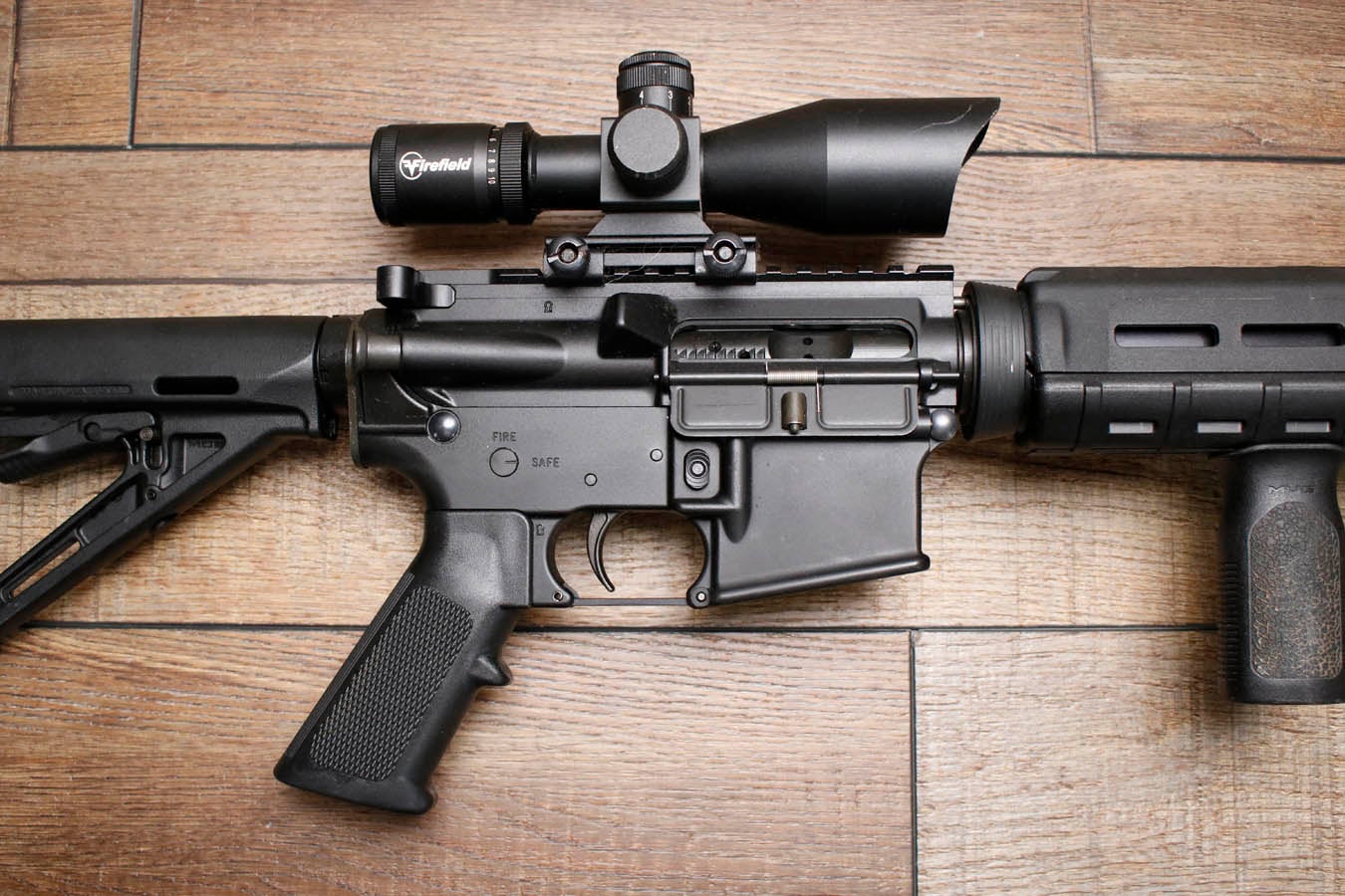 DPMS INC A-15 5.56mm Police Trade-In Rifle with Scope (No Magazine)