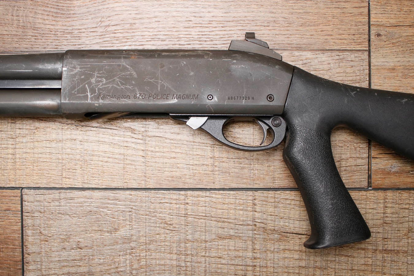 REMINGTON 870 Police Magnum 12GA Police Trade-In Shotgun with Sure Fire Flashlight