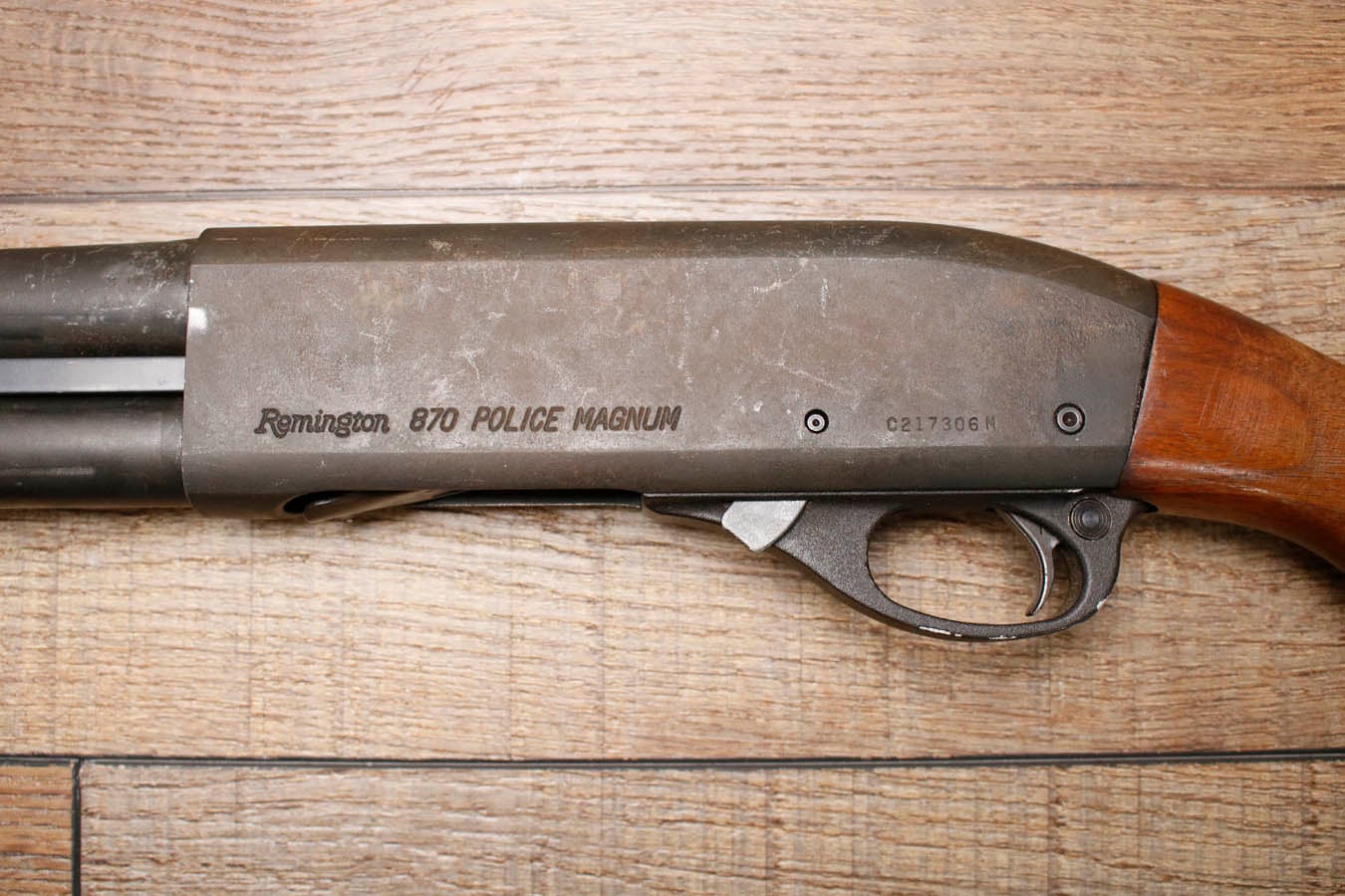 REMINGTON 870 Police Magnum 12GA Police Trade-In Shotgun with Flashlight