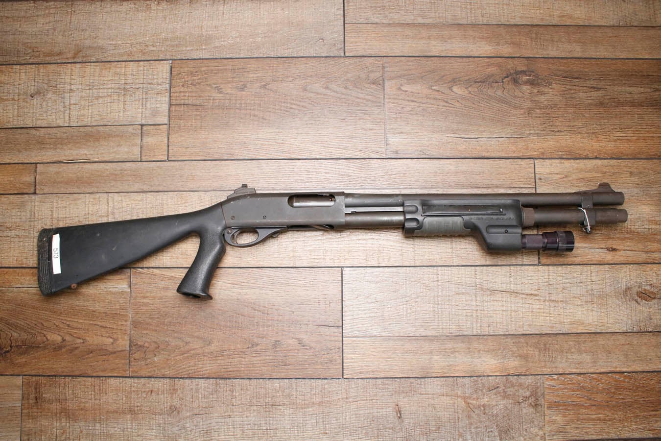 REMINGTON 870 Police Magnum 12GA Police Trade-In Shotgun with Sure Fire Flashlight