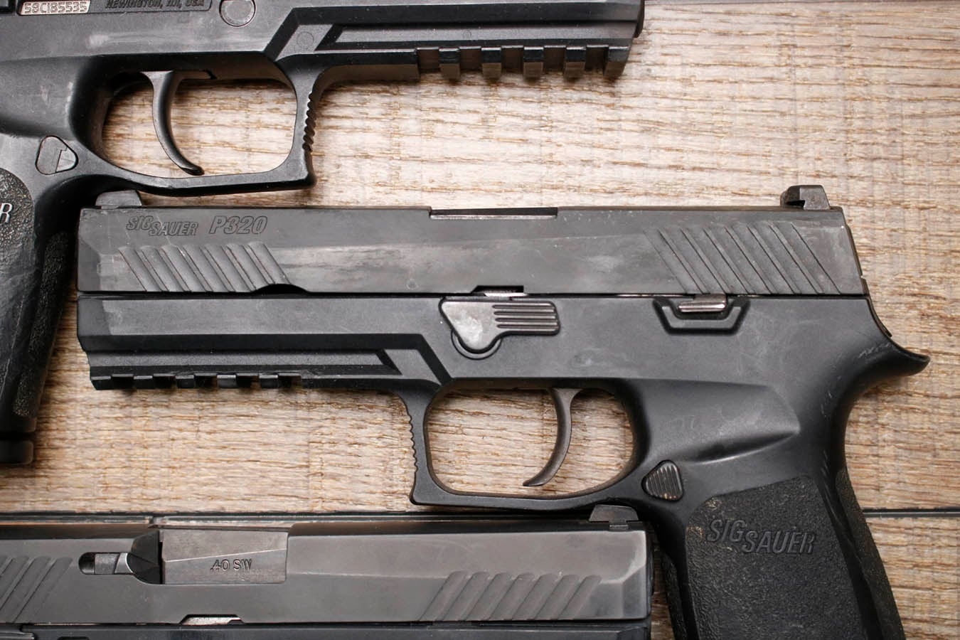 SIG SAUER P320 Full Size 40 S&W Police Trade-In Pistol (Fair Condition) with Night Sights