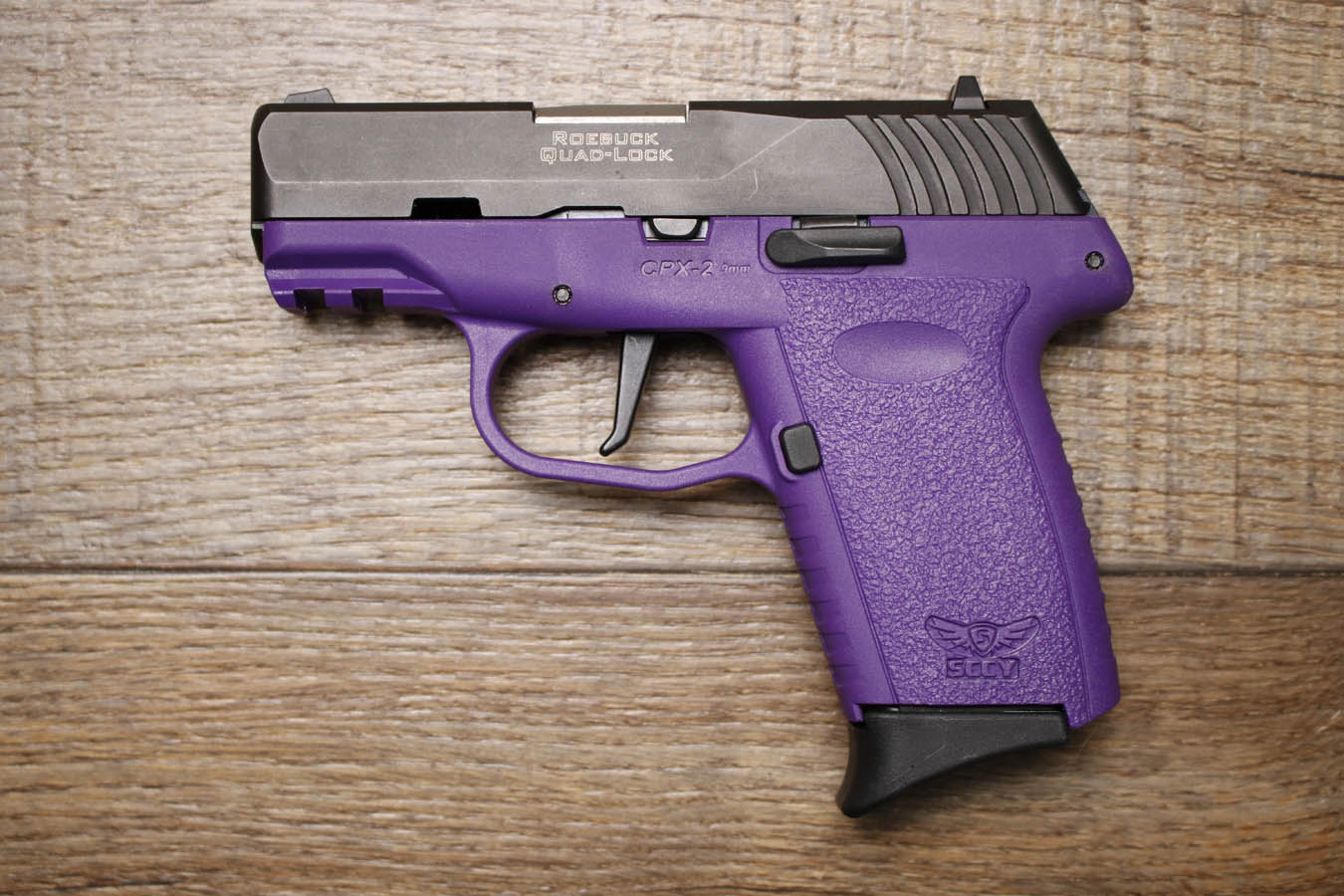SCCY CPX-2 9mm Police Trade-In Pistol with Purple Frame