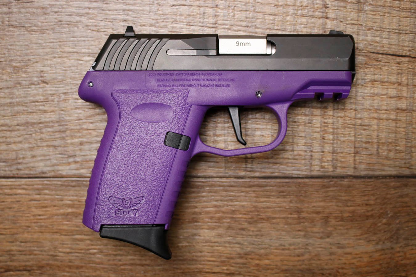 SCCY CPX-2 9mm Police Trade-In Pistol with Purple Frame