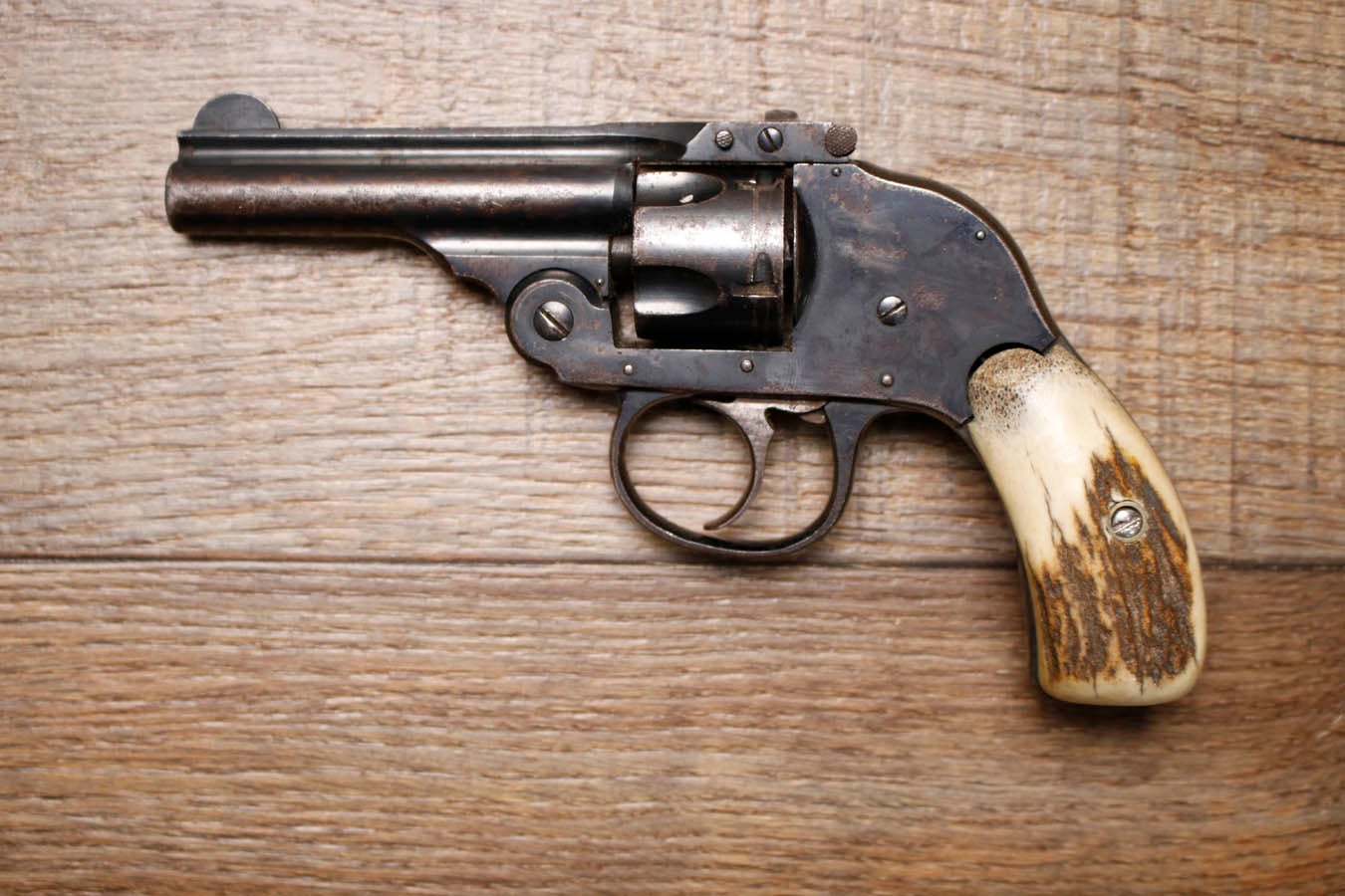 H AND R Top Break 32SW Police Trade-In Revolver