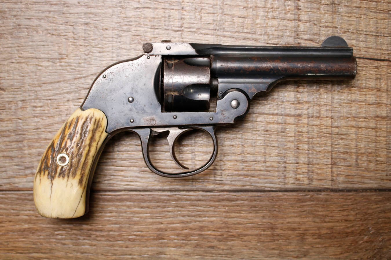 H AND R Top Break 32SW Police Trade-In Revolver