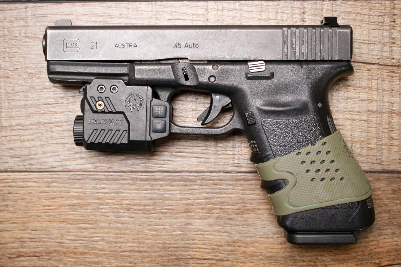 GLOCK 21 Gen3 45 ACP Police Trade-In Pistol with Flashlight