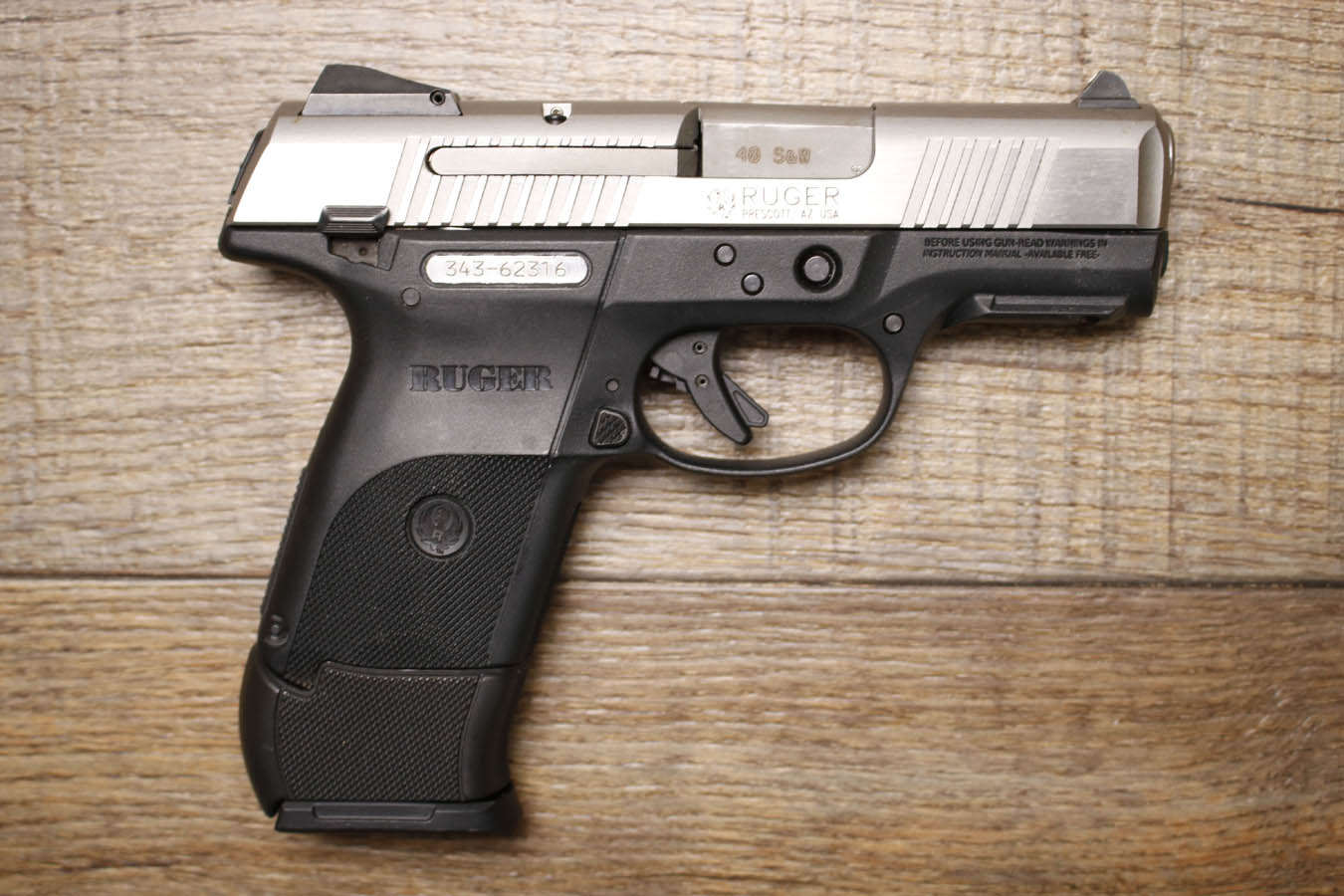 RUGER SR40C 40 S&W Police Trade-In Pistol