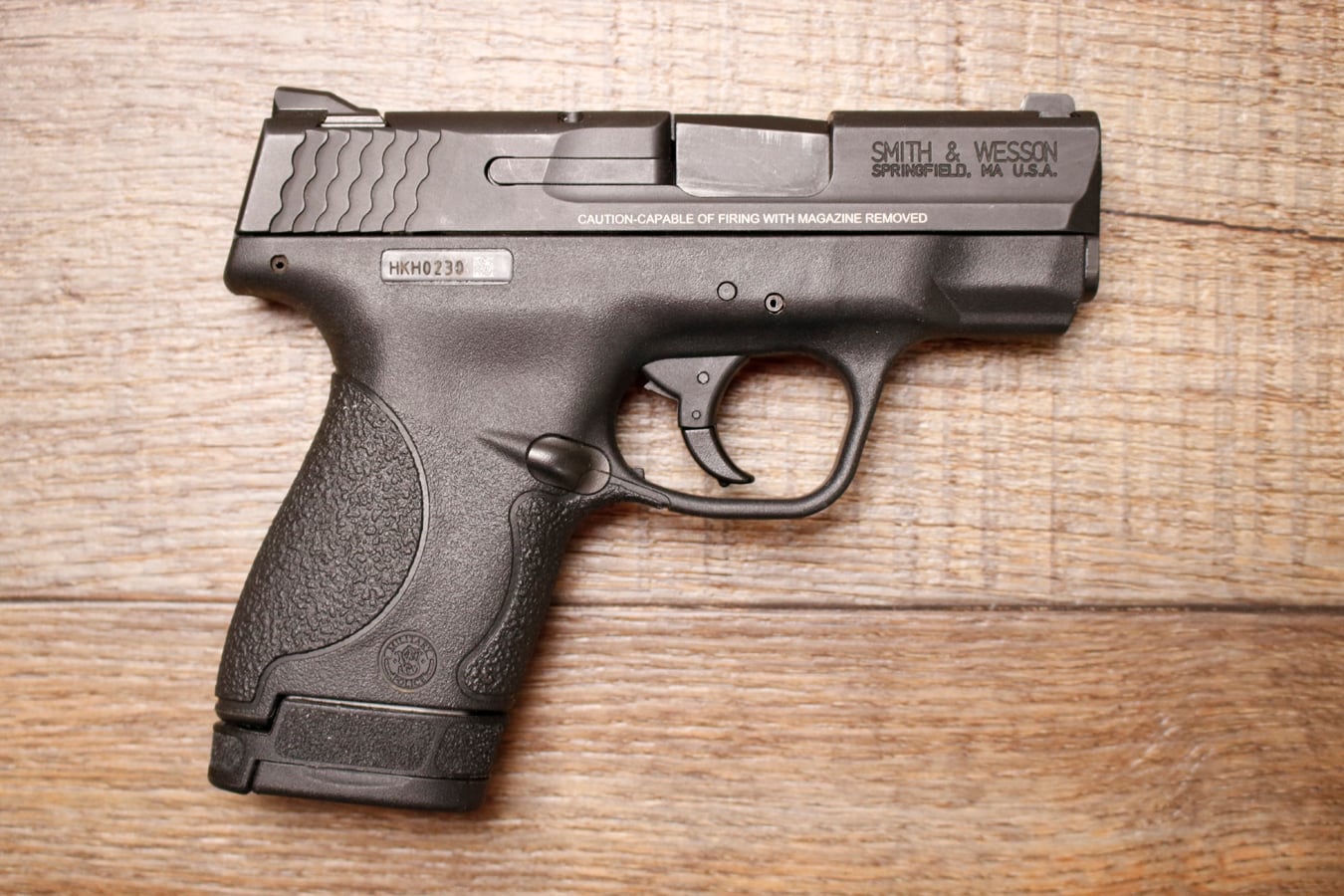 SMITH AND WESSON M&P9 Shield 9mm Police Trade-In Pistol with Holster