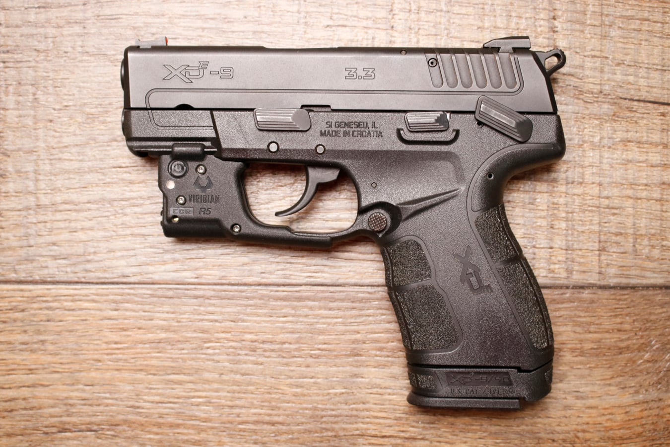 SPRINGFIELD XDE-9 9mm Police Trade-In Pistol with Laser