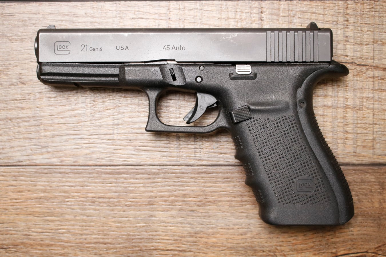 GLOCK 21 Gen 4 45 ACP Police Trade-In Pistol (No Magazine)