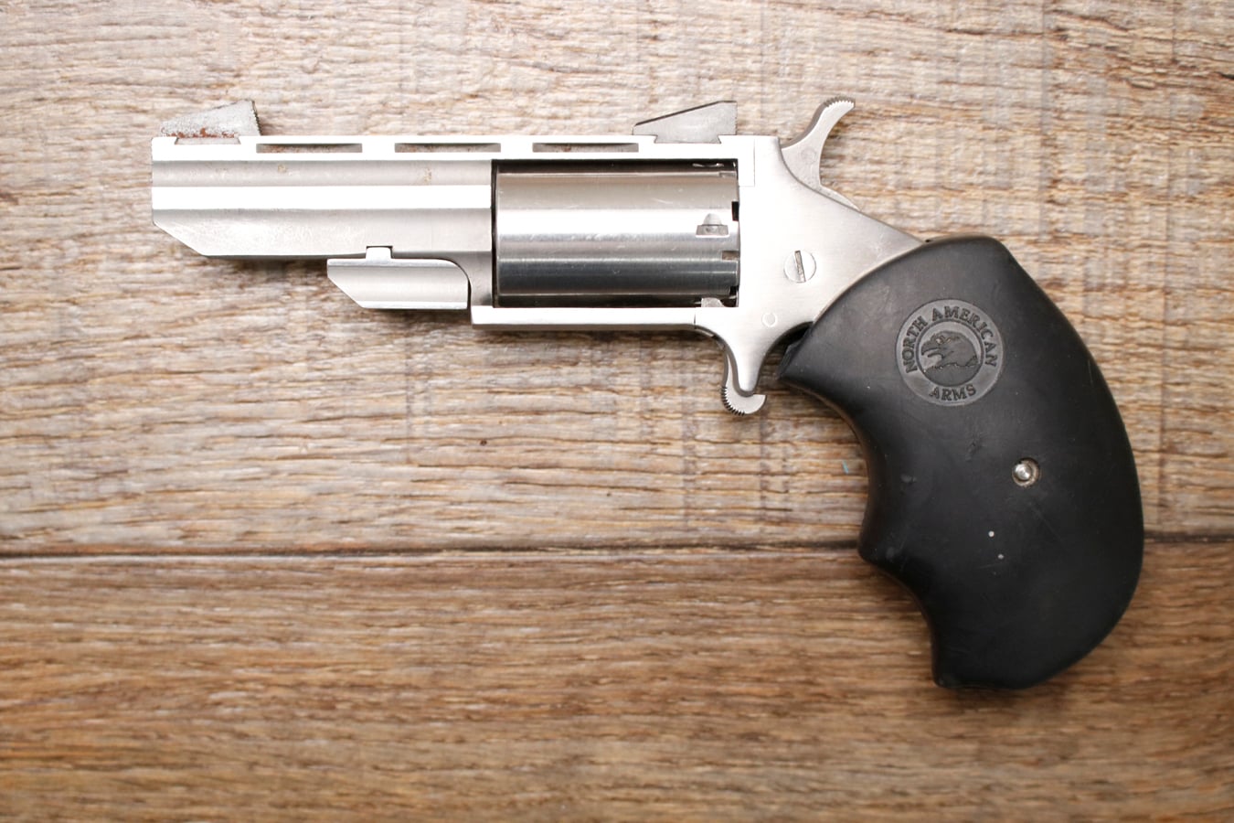 NORTH AMERICAN ARMS 22 WMR Police Trade-In Mini Revolver