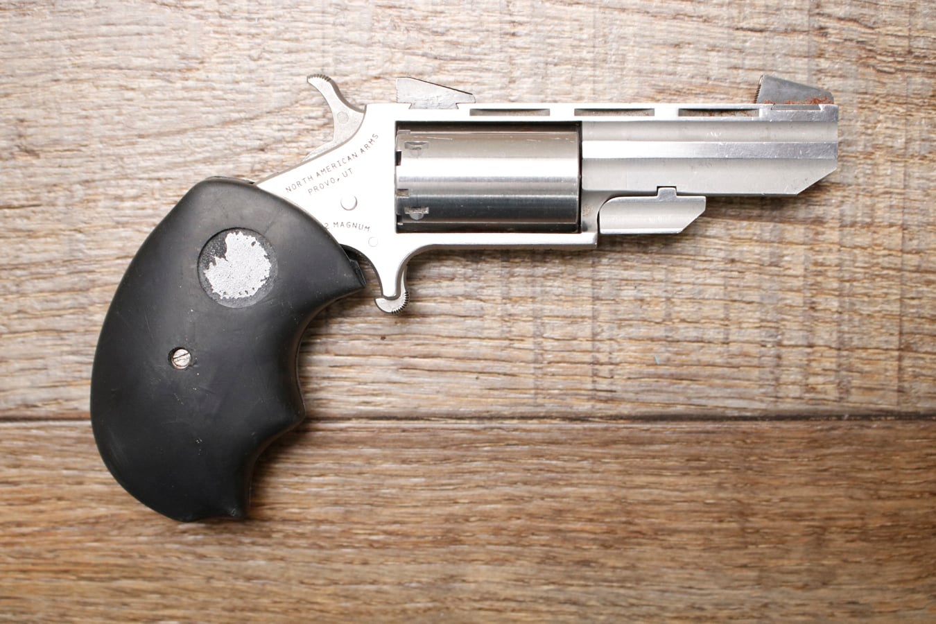 NORTH AMERICAN ARMS 22 WMR Police Trade-In Mini Revolver