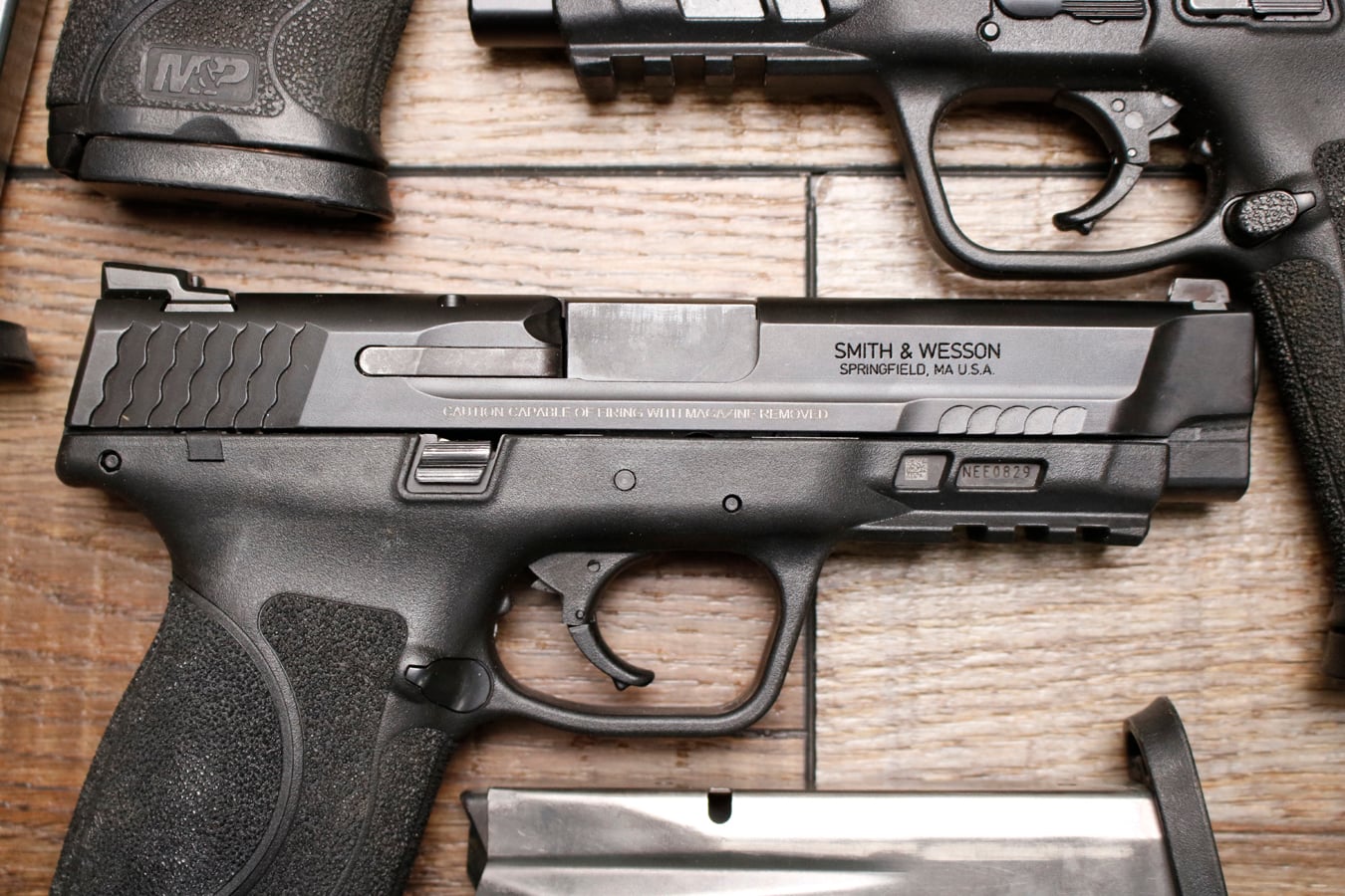 SMITH AND WESSON M&P45 M2.0 45 ACP Police Trade-In Pistols with Night Sights (Good Condition)