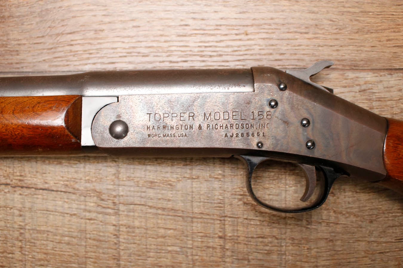 HARRINGTON  RICHARDSON Topper 158 12GA Police Trade-In Shotgun