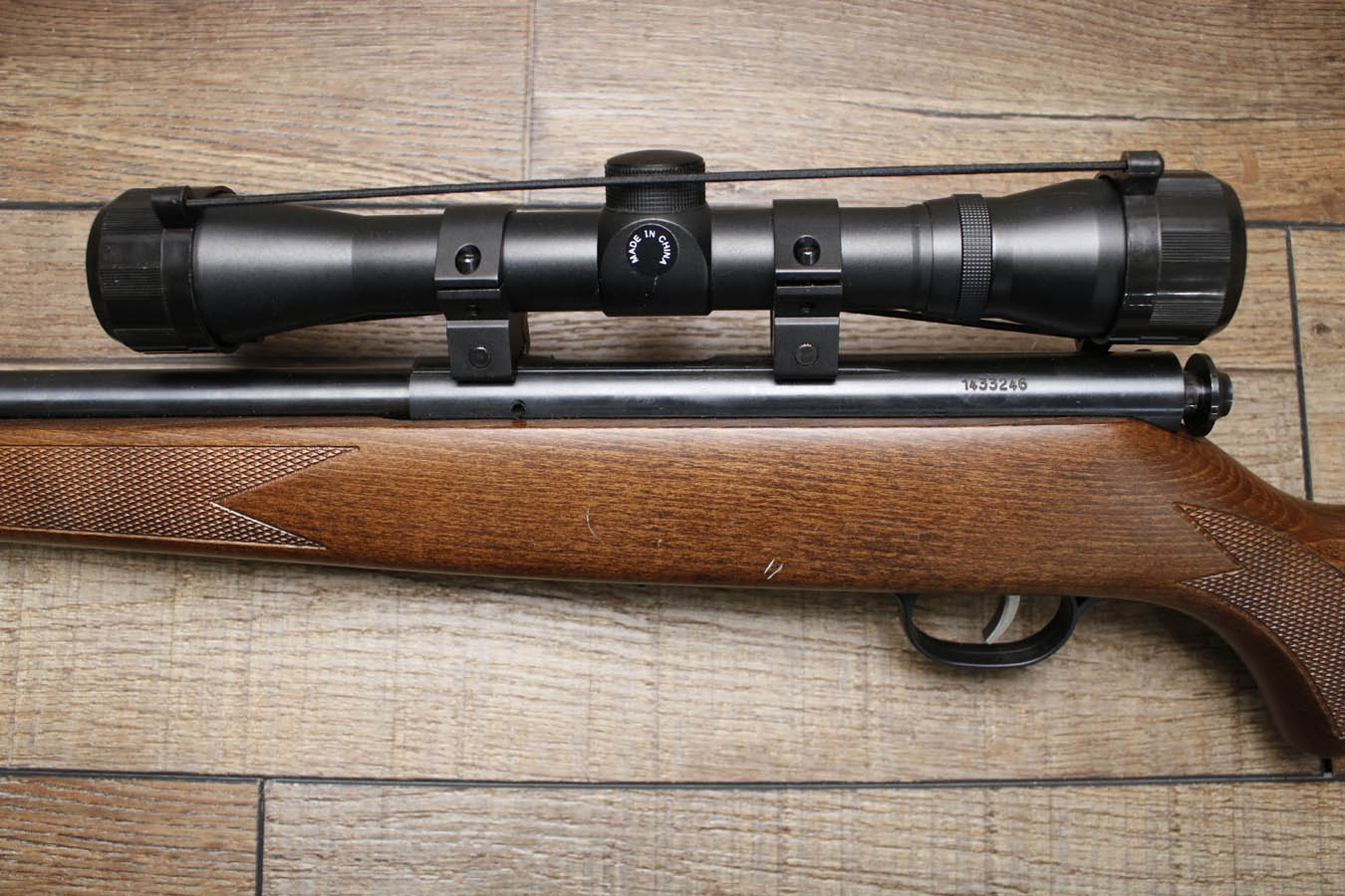 SAVAGE Mark II 22 LR Police Trade-In Rifle with Scope (No Magazine)