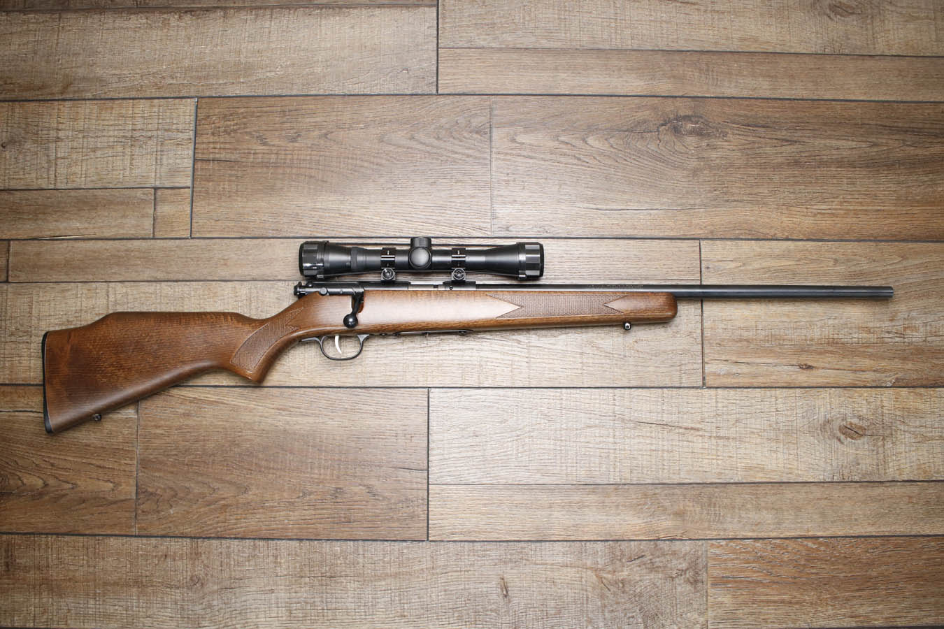 SAVAGE Mark II 22 LR Police Trade-In Rifle with Scope (No Magazine)