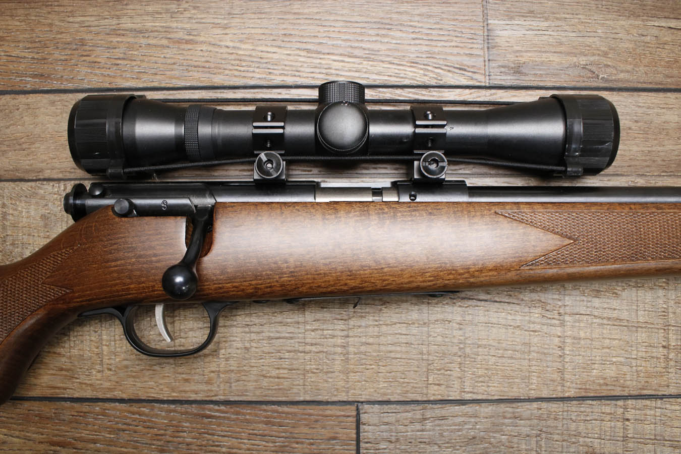 SAVAGE Mark II 22 LR Police Trade-In Rifle with Scope (No Magazine)