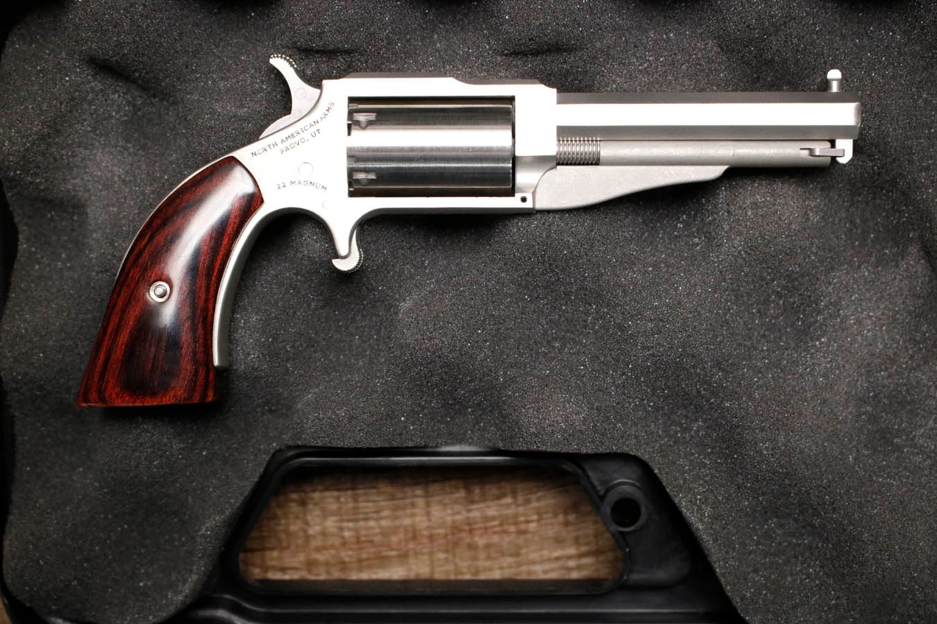 NORTH AMERICAN ARMS 22 WMR Police Trade-In Mini Revolver with Two Cylinders