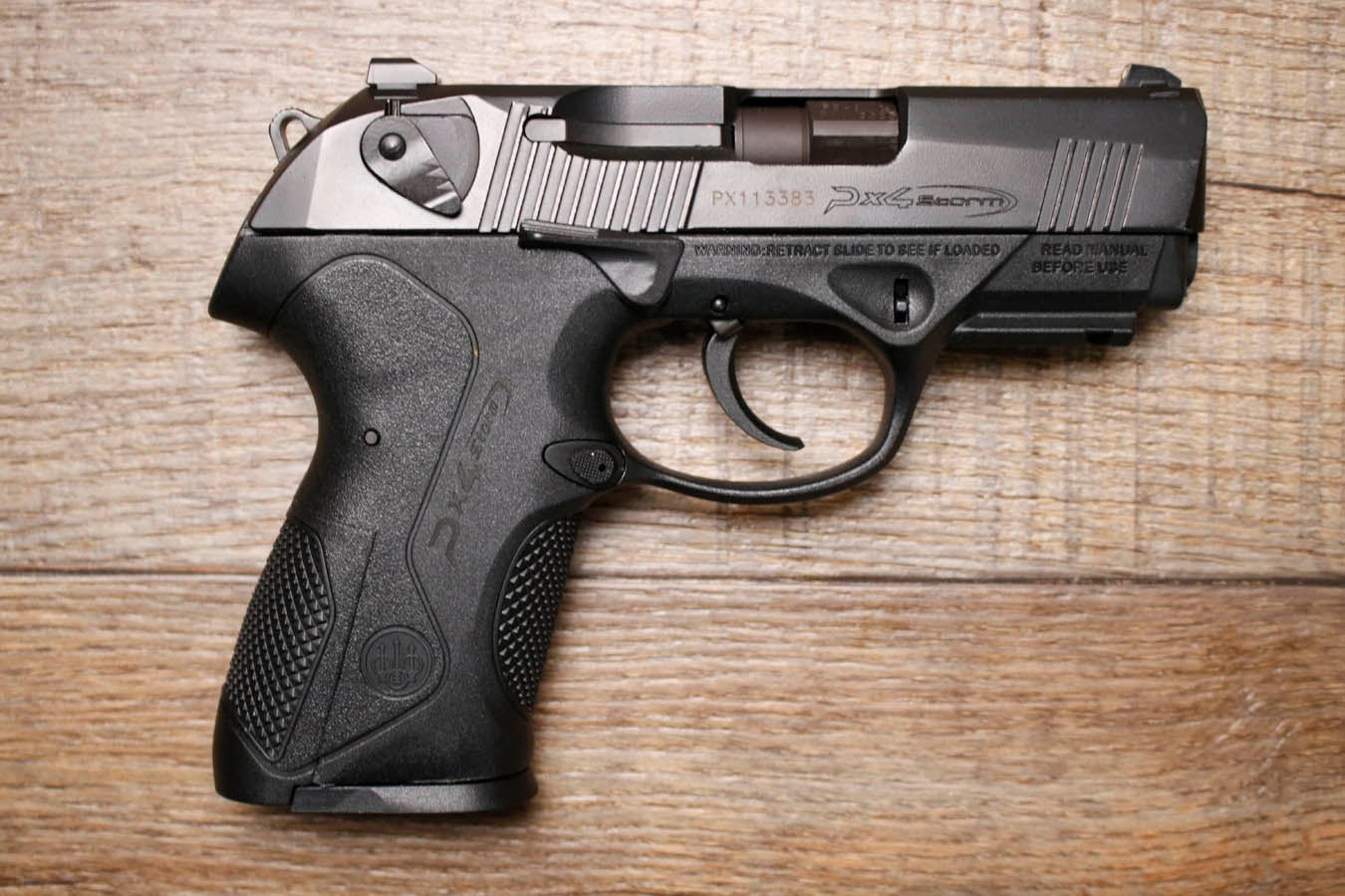 BERETTA PX4 Storm 9mm Police Trade-In Pistol with 3 Magazines and Case