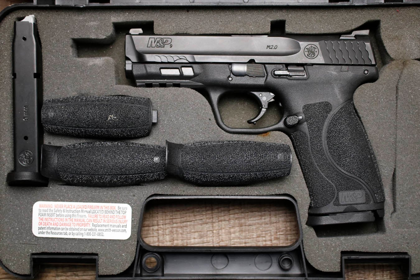 SMITH AND WESSON M&P9 M2.0 9mm Police Trade-In Pistol with Original Box and Two Magazines