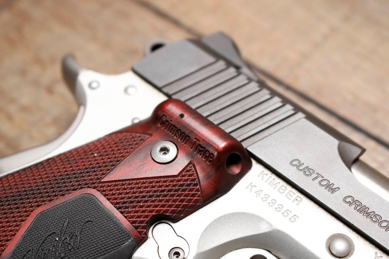 KIMBER Custom Crimson Carry II 45 ACP Police Trade-In Pistol with Crimson Trace Grip Laser
