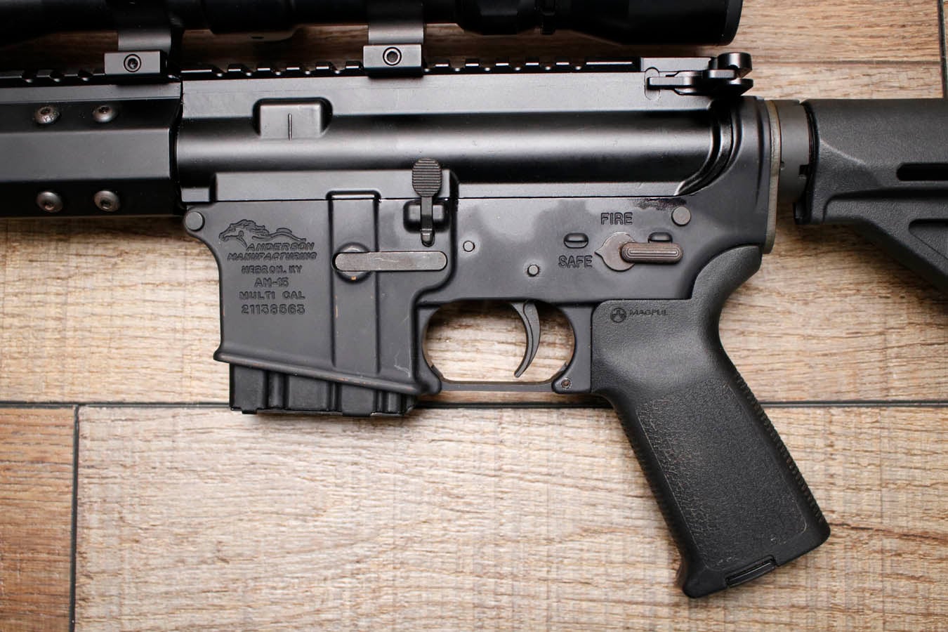 ANDERSON MANUFACTURING AM-15 450 Bushmaster Police Trade-In Rifle with Scope