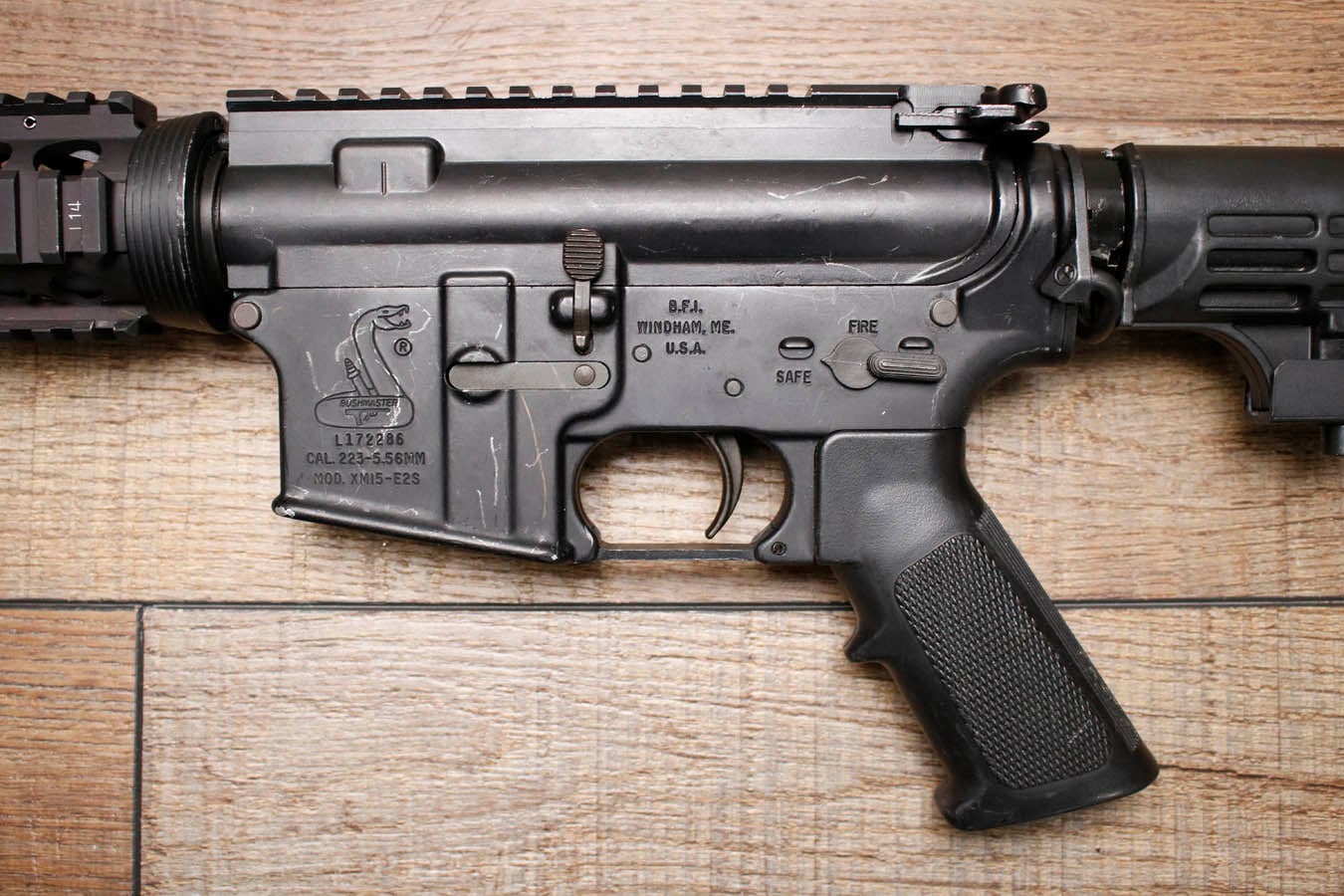 BUSHMASTER XM15-E2S 5.56mm Police Trade-In Rifle with Law Enforcement Restriction Rollmark (No Magazine)