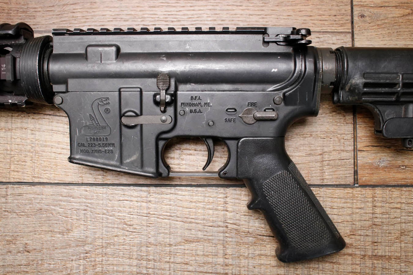 BUSHMASTER XM15-E2S 5.56mm Police Trade-In Rifle with Law Enforcement Restriction Rollmark