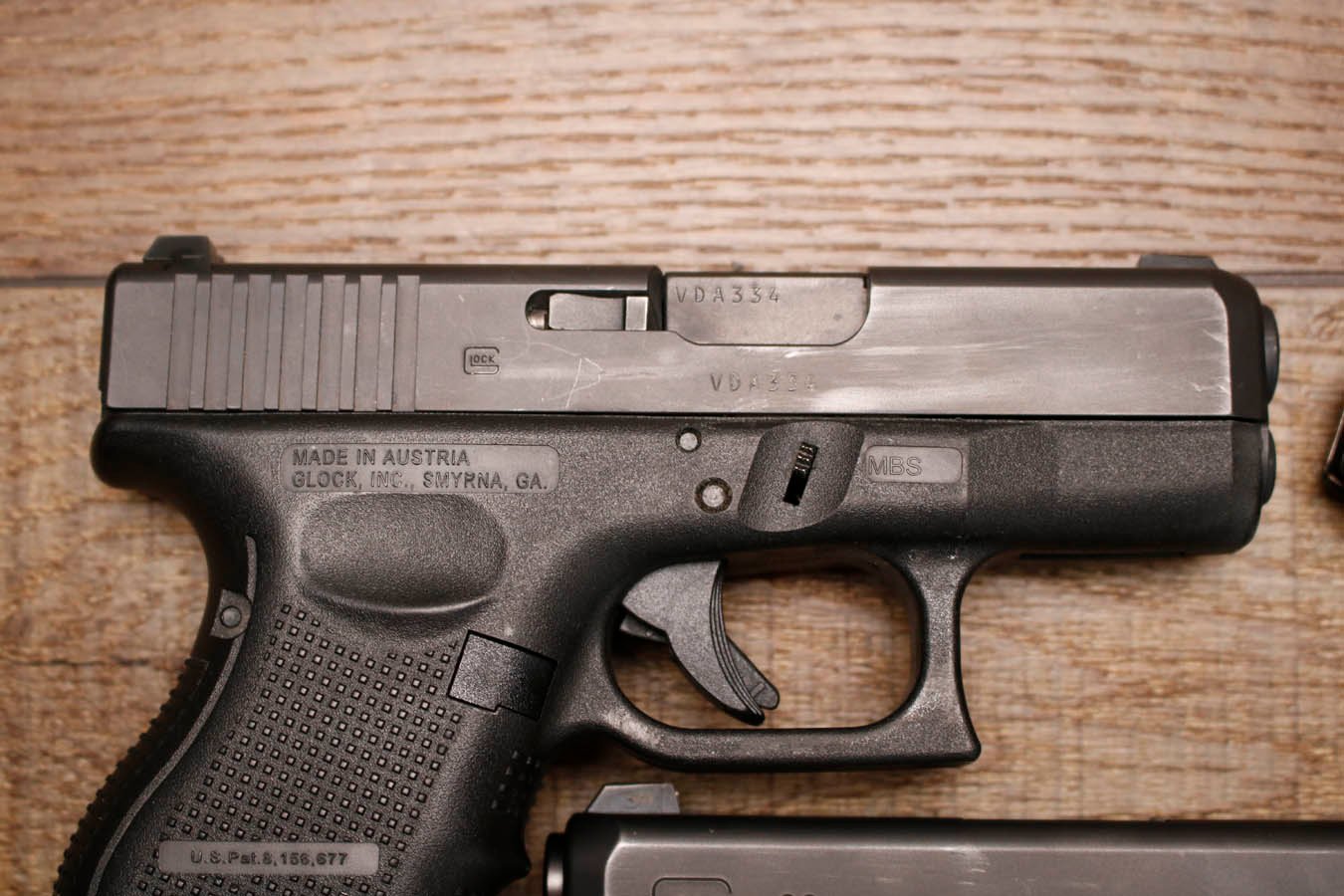 GLOCK 26 Gen4 9mm Police Trade-In Pistols with Night Sights (Good Condition)