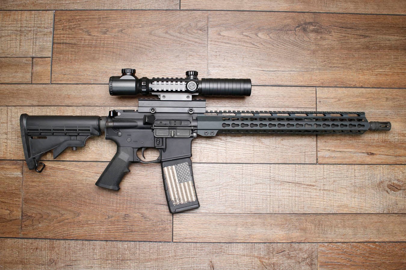 DEL-TON DTI-15 5.56mm Police Trade-In Rifle with Scope