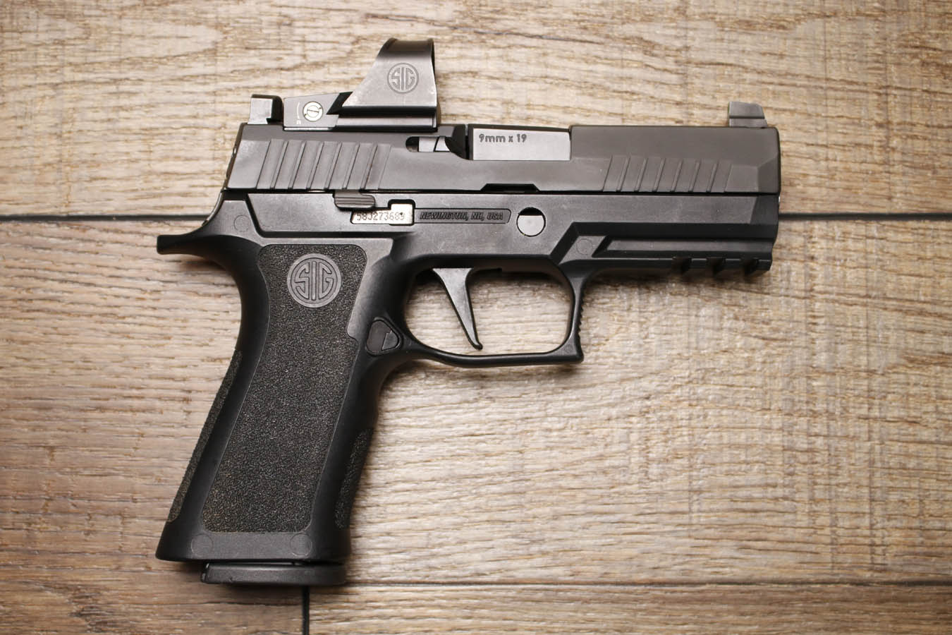 SIG SAUER P320 Pro RXP Carry 9mm Used Law Enforcement Sample Pistol with ROMEO1 Pro Red Dot Sight