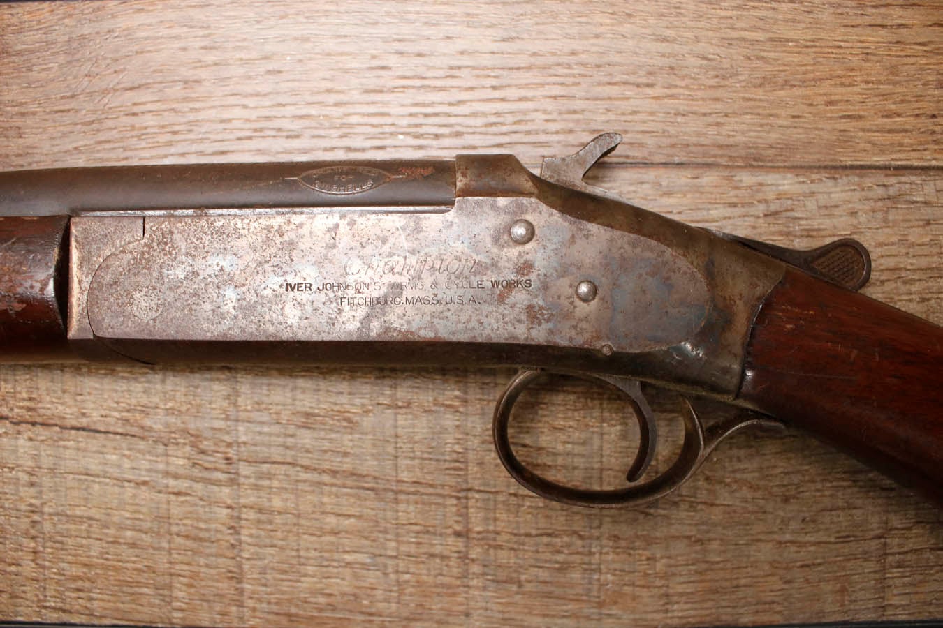 IVER JOHNSON Champion 410 GA Police Trade-In Shotgun