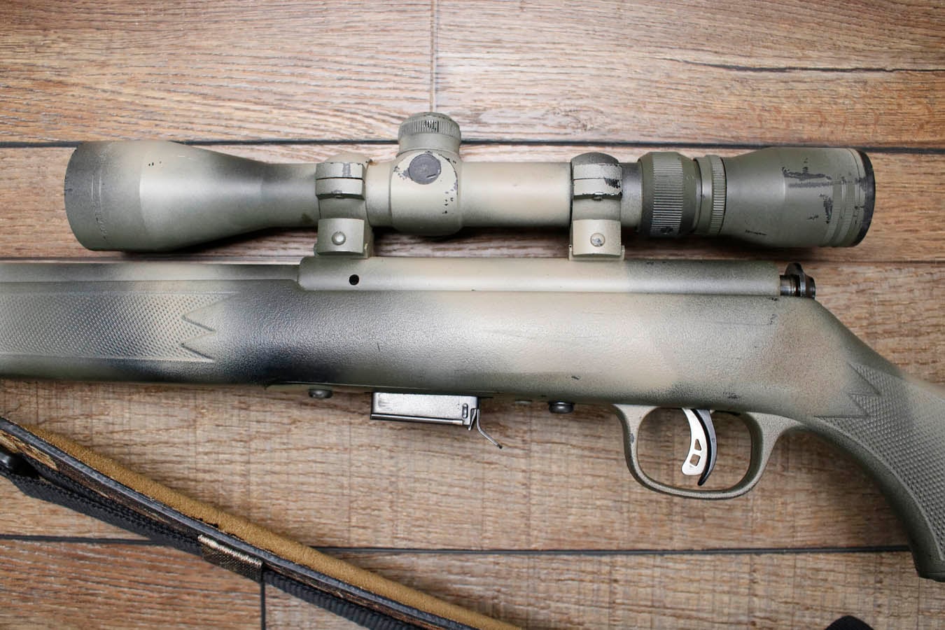 SAVAGE ARMS 93R17 17HMR Police Trade-In Rifle with Scope