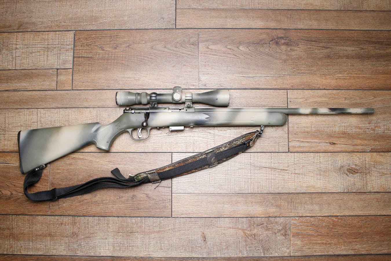 SAVAGE ARMS 93R17 17HMR Police Trade-In Rifle with Scope