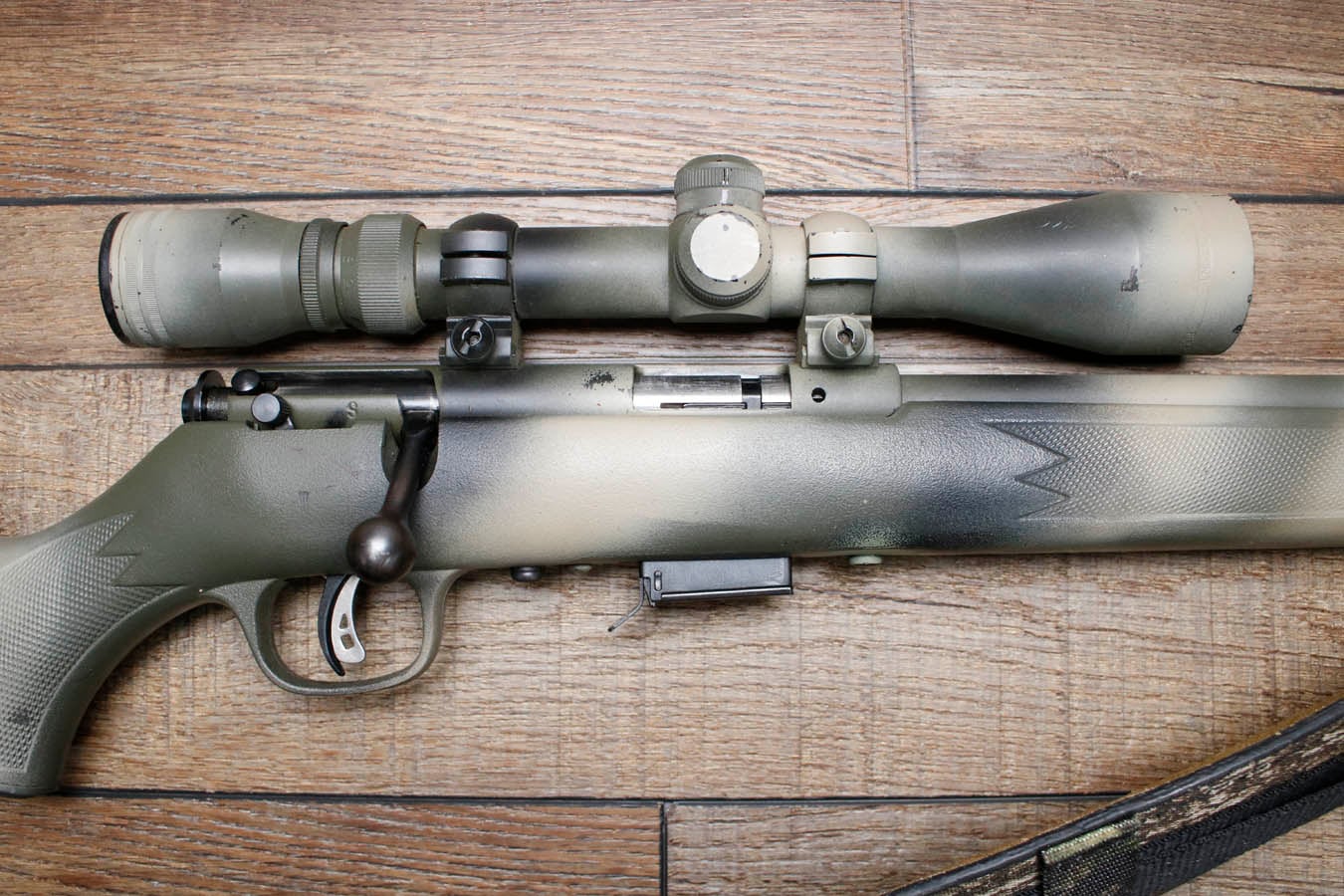 SAVAGE ARMS 93R17 17HMR Police Trade-In Rifle with Scope