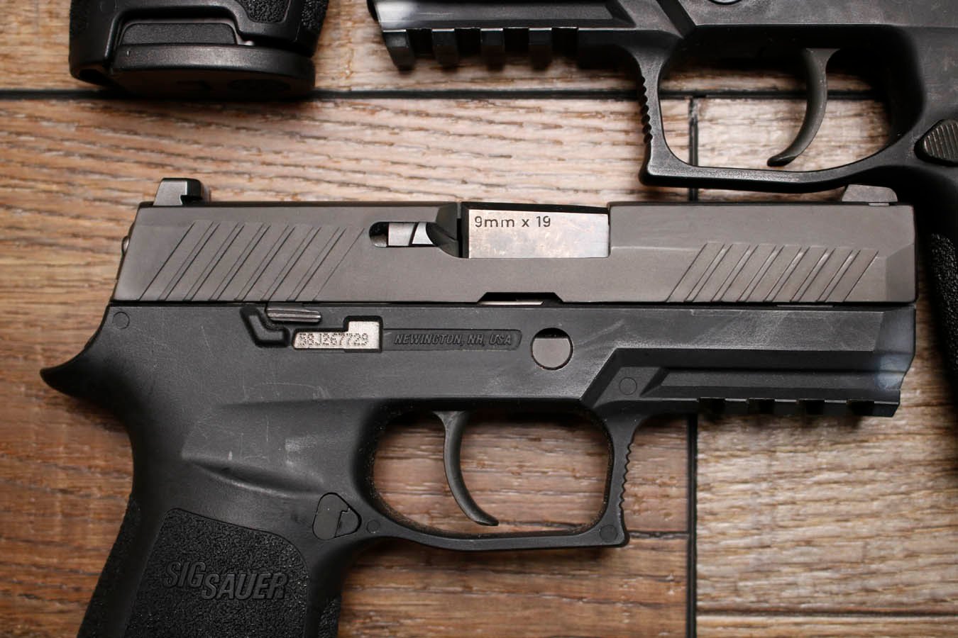 SIG SAUER P320 Compact 9mm Police Trade-In Pistols with Night Sights (Fair Condition)