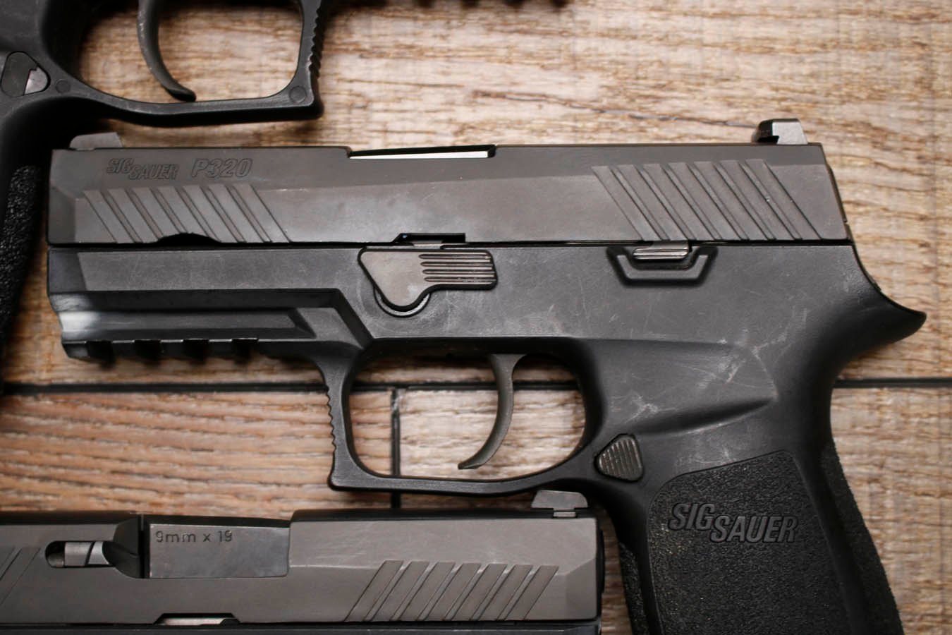 SIG SAUER P320 Compact 9mm Police Trade-In Pistols with Night Sights (Fair Condition)