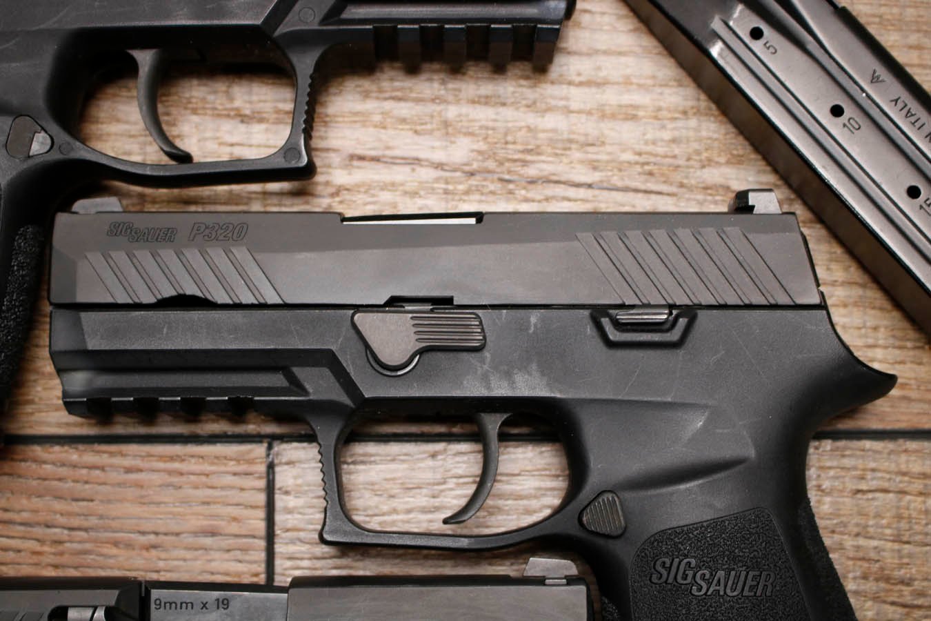 SIG SAUER P320 Compact 9mm Police Trade-In Pistols with Night Sights (Good Condition)