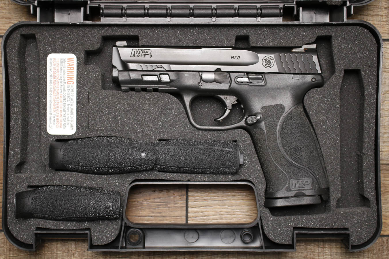 SMITH AND WESSON M&P9 M2.0 9mm Full-Size Police Trade-in Pistols with South Bend Police Department Markings (Fair Condition)