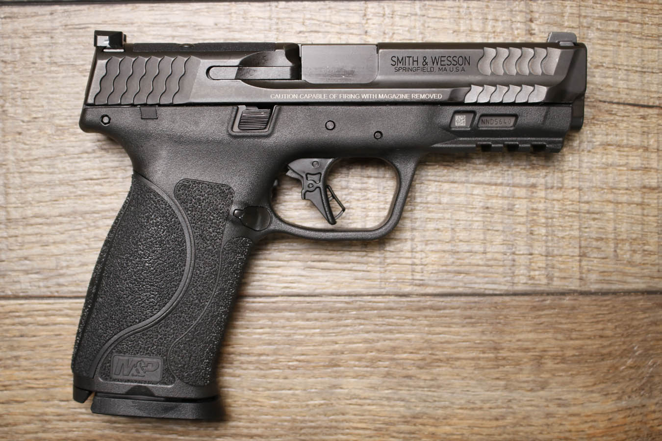 SMITH AND WESSON M&P9 M2.0 Full-Size 9mm Optic Ready Police Trade-in Pistols with South Bend PD Markings (Very Good Condition)