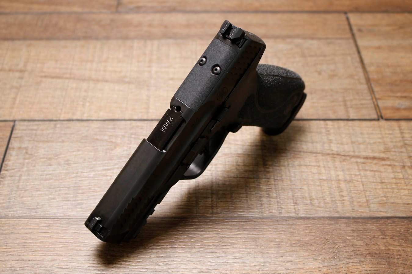 SMITH AND WESSON M&P9 M2.0 Full-Size 9mm Optic Ready Police Trade-in Pistols with South Bend PD Markings (Very Good Condition)