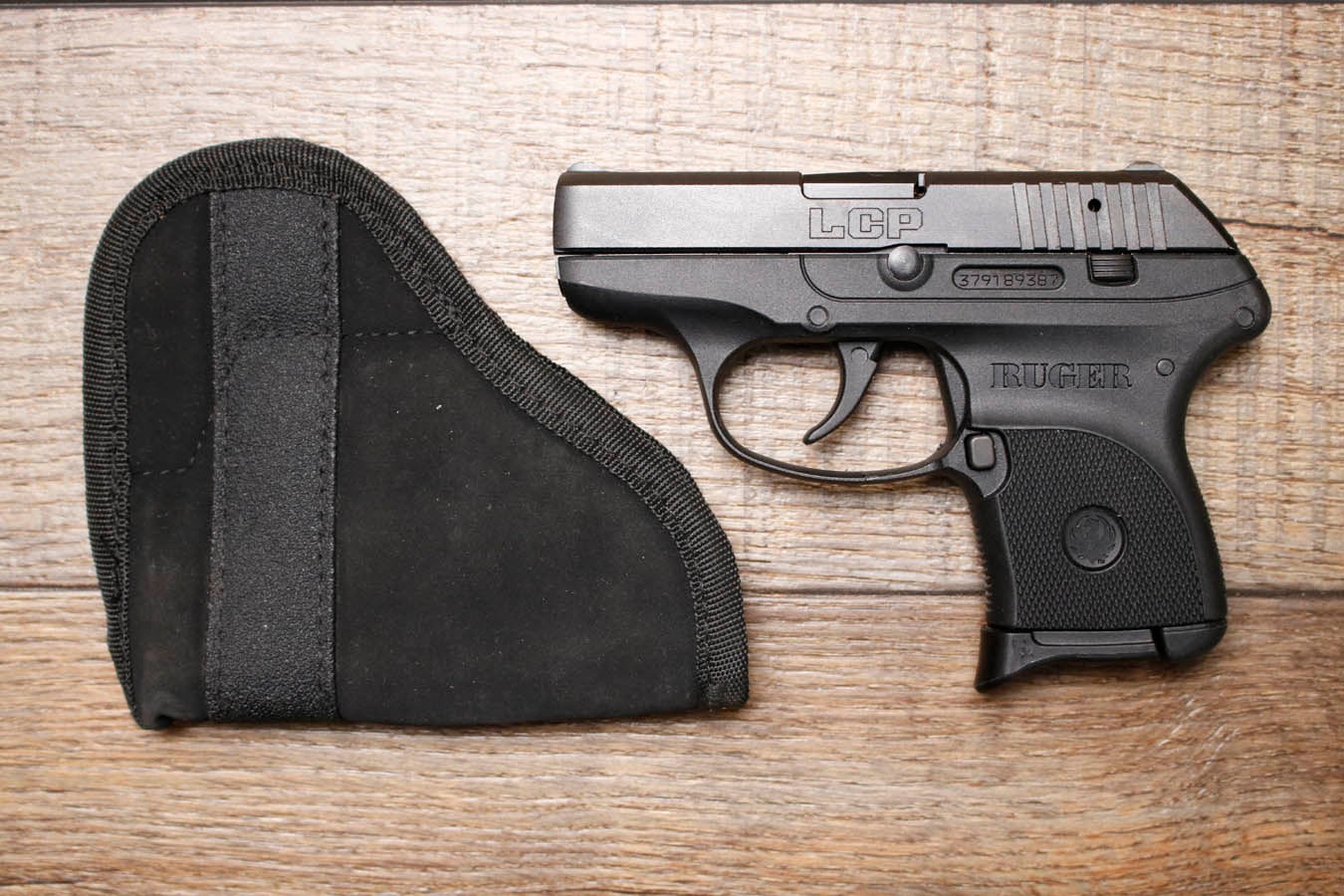 RUGER LCP 380 ACP Police Trade-In Pistol with Holster