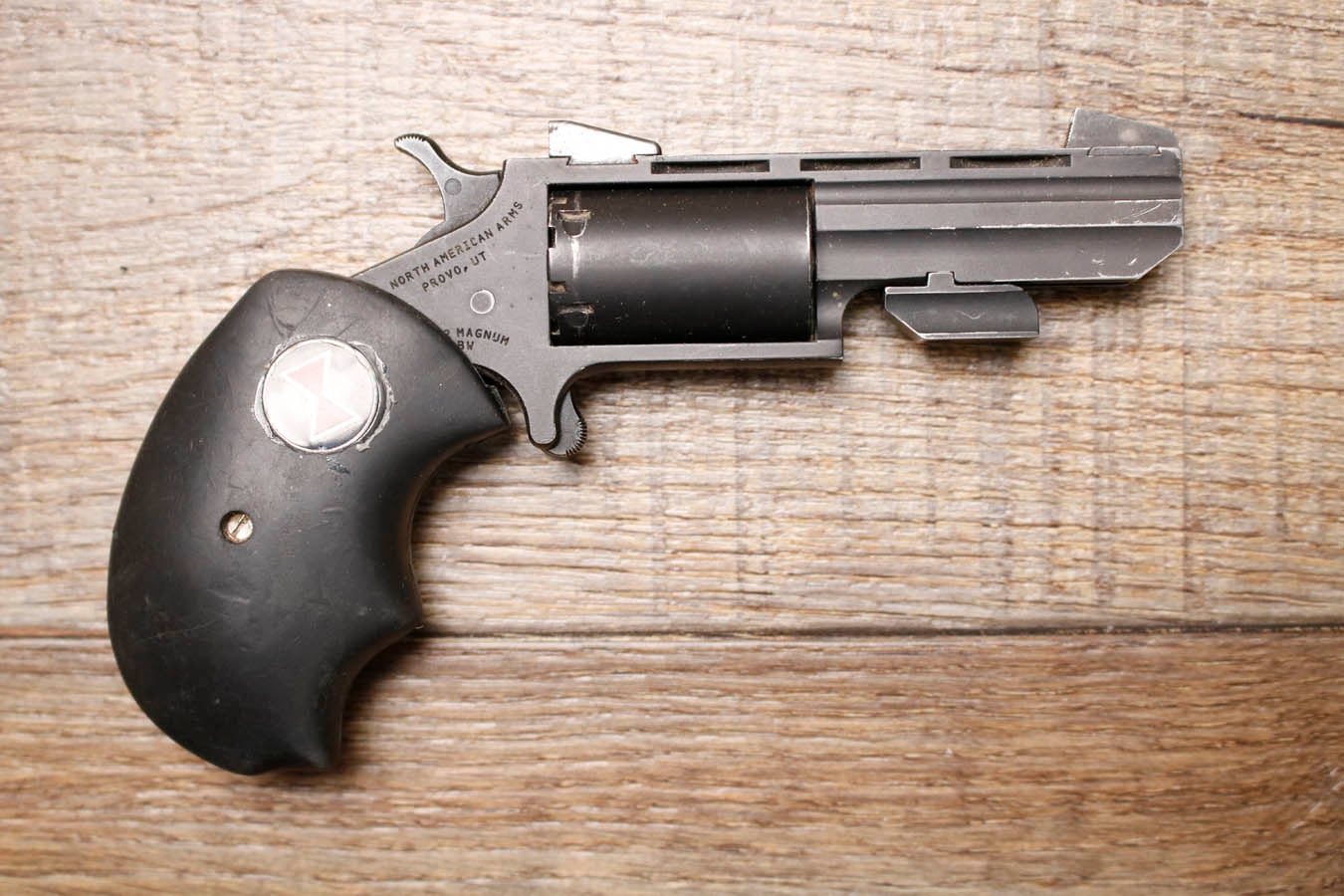 NORTH AMERICAN ARMS 22 WMR Police Trade-In Mini Revolver