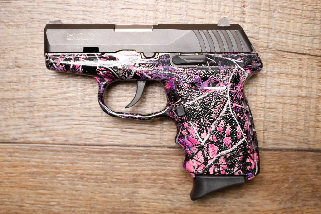SCCY CPX-2 9mm Police Trade-In Pistol with Muddy Girl Camo Finish