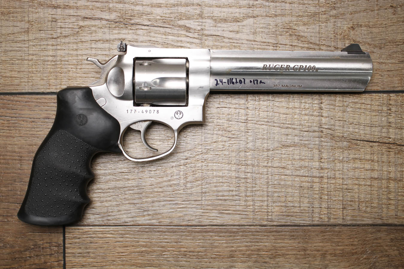 RUGER GP100 357 Magnum Police Trade-In Revolver with 6 Inch Barrel