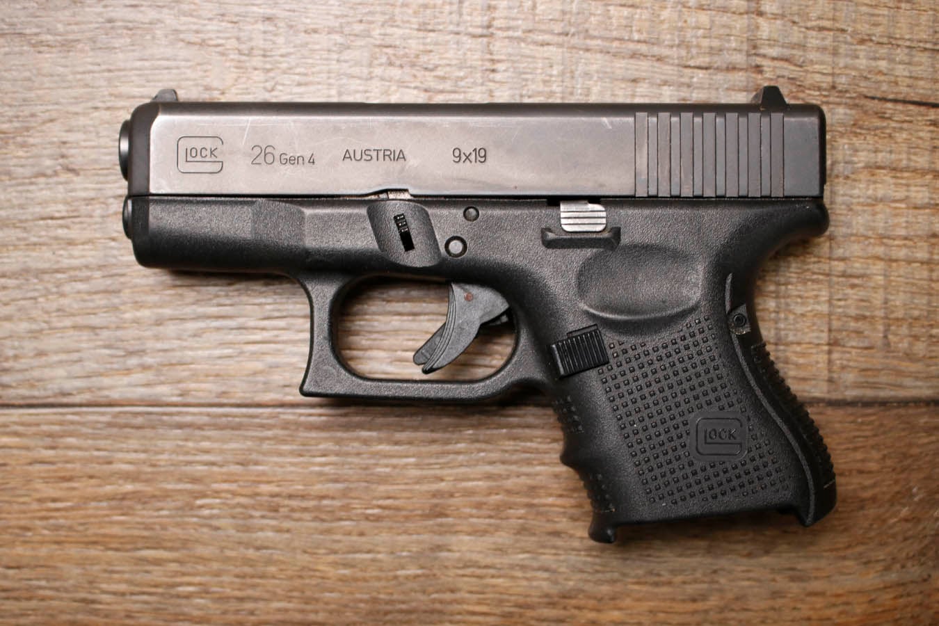 GLOCK 26 Gen 4 9mm Police Trade-In Pistol (No Magazine)