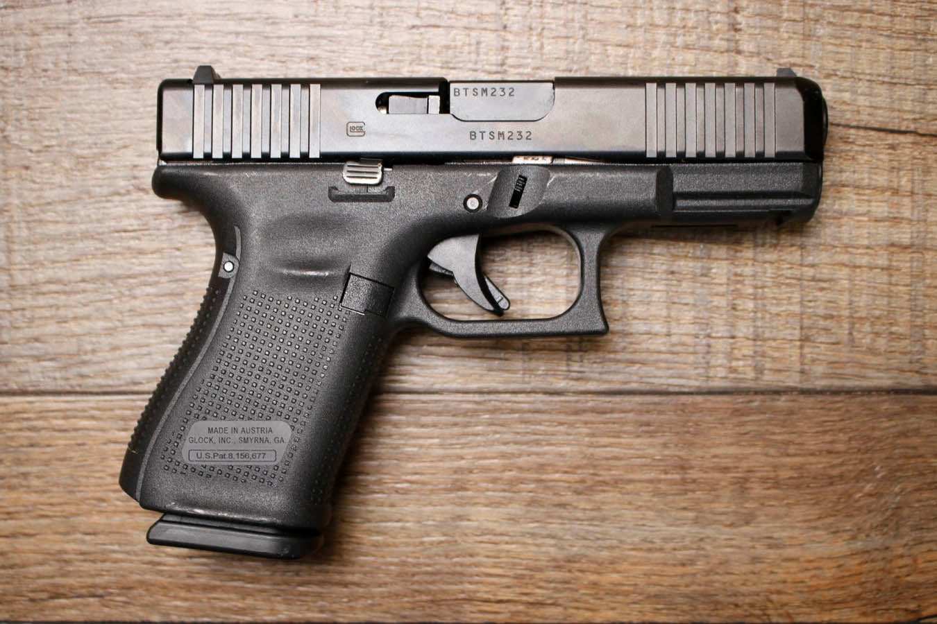 GLOCK 23 Gen 5 40 S&W Police Trade-In Pistol with Front Serrations