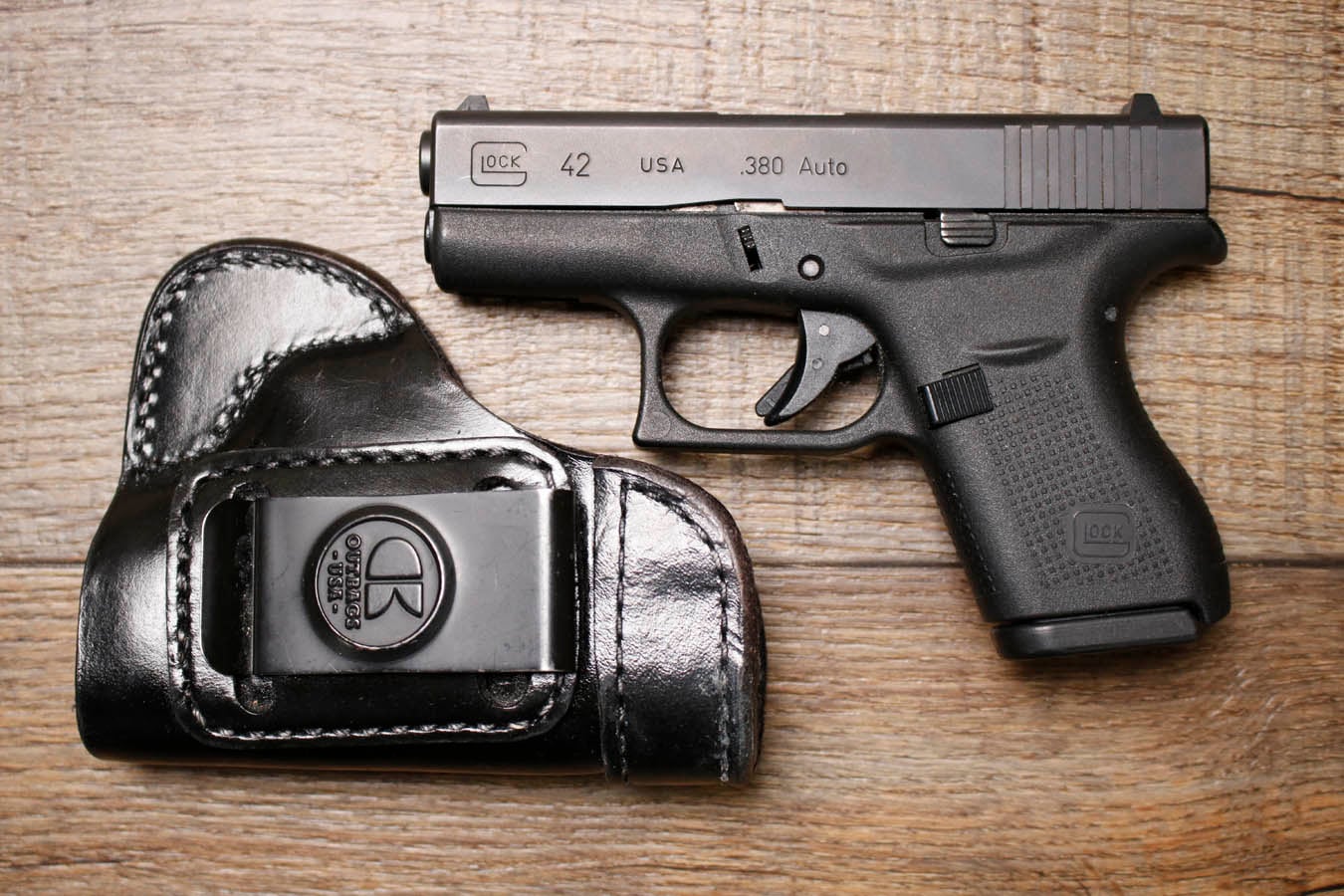 GLOCK 42 380 ACP Police Trade-In Pistol with Holster