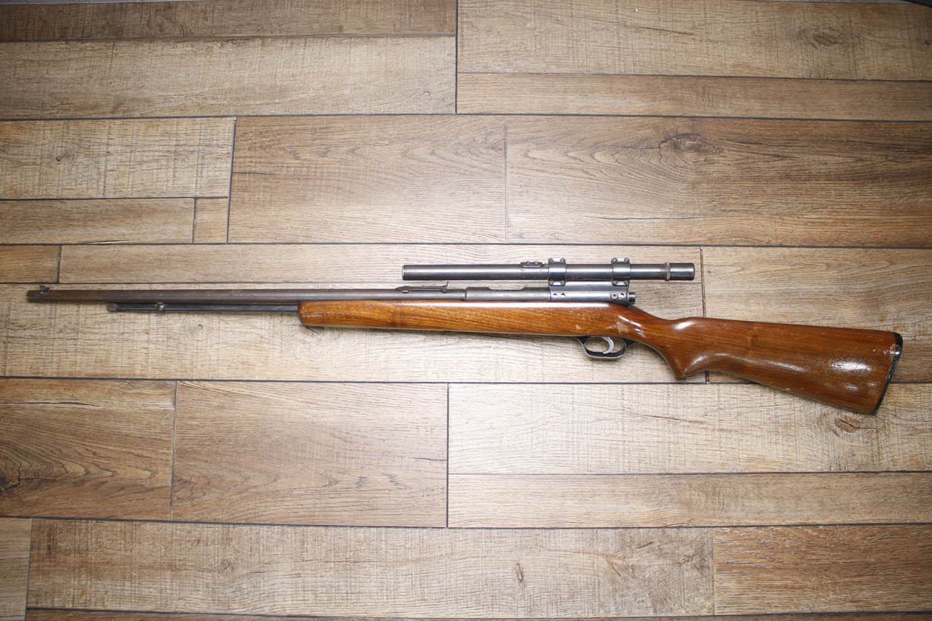 STEVENS 860 22 S,L,LR Police Trade-In Rifle with Scope