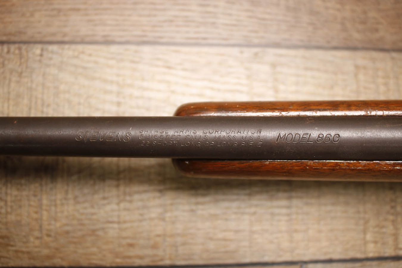 STEVENS 860 22 S,L,LR Police Trade-In Rifle with Scope